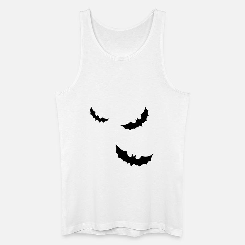 Fledermäuse - Männer Bio Tank Top - Weiß