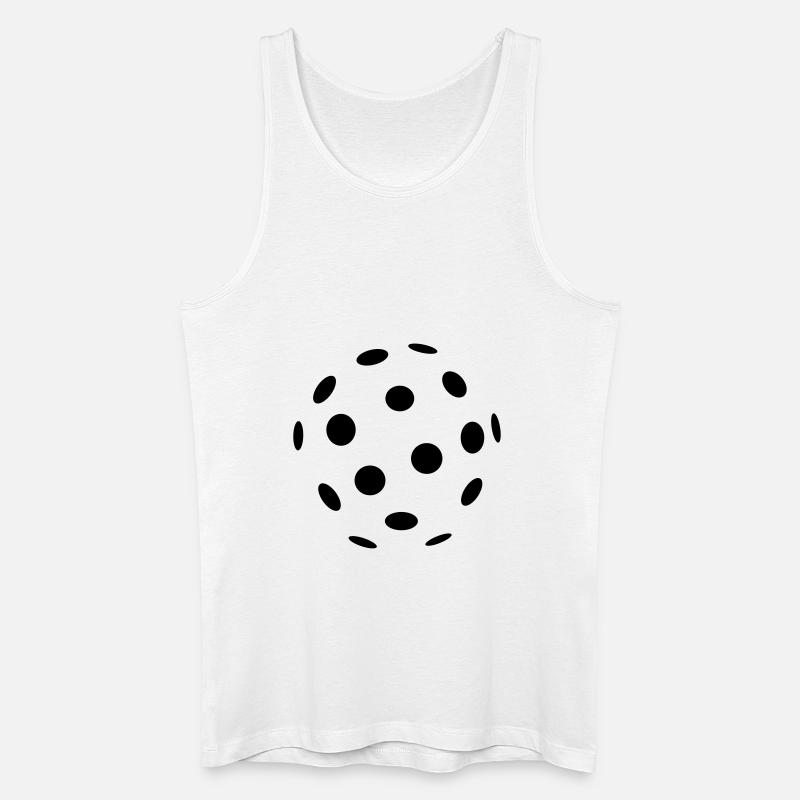 Floorball - Männer Bio Tank Top - Weiß