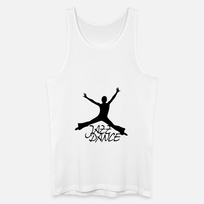 JAZZ DANCE - Männer Bio Tank Top - Weiß