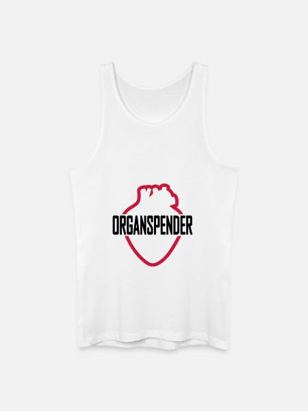 Organspender - Männer Bio Tank Top - Weiß