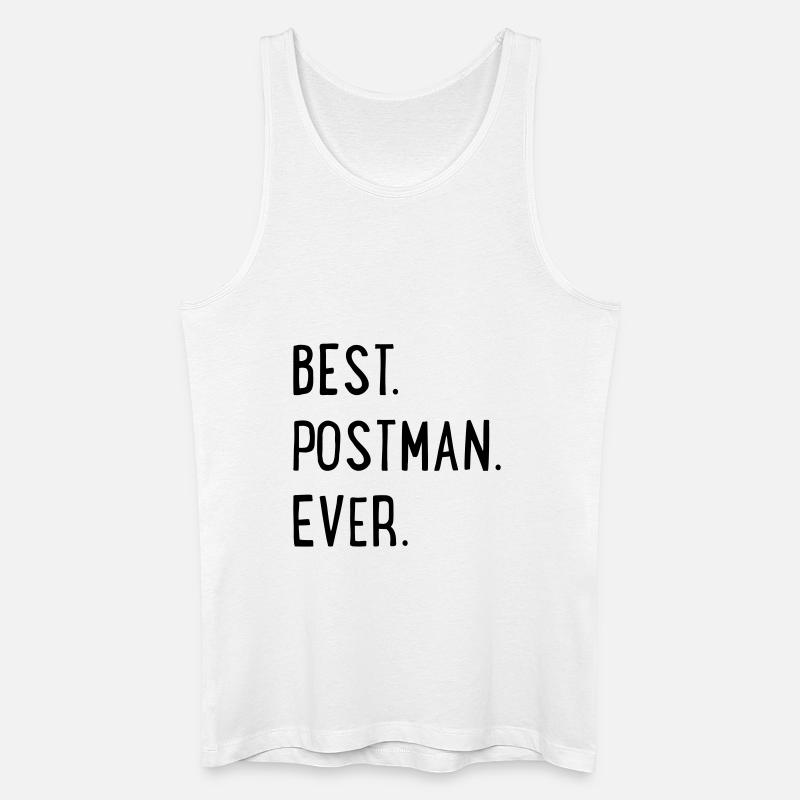 Postbote - Männer Bio Tank Top - Weiß