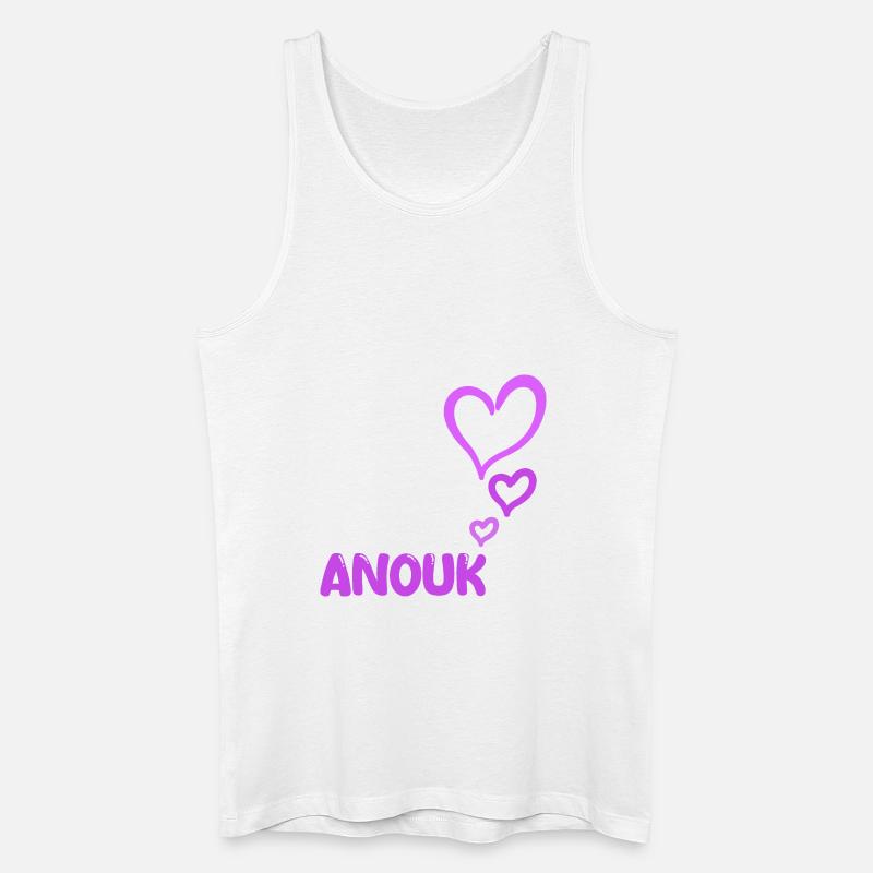Gift for Anouk - Men’s Organic Tank Top - white