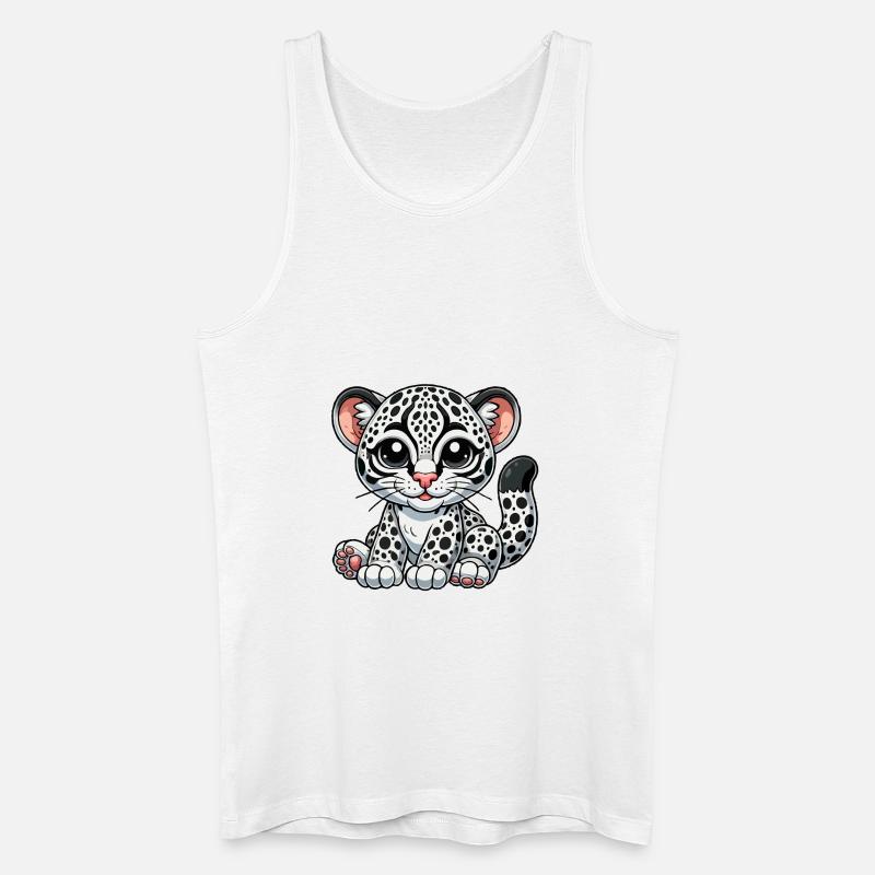 Ozelot - Männer Bio Tank Top - Weiß