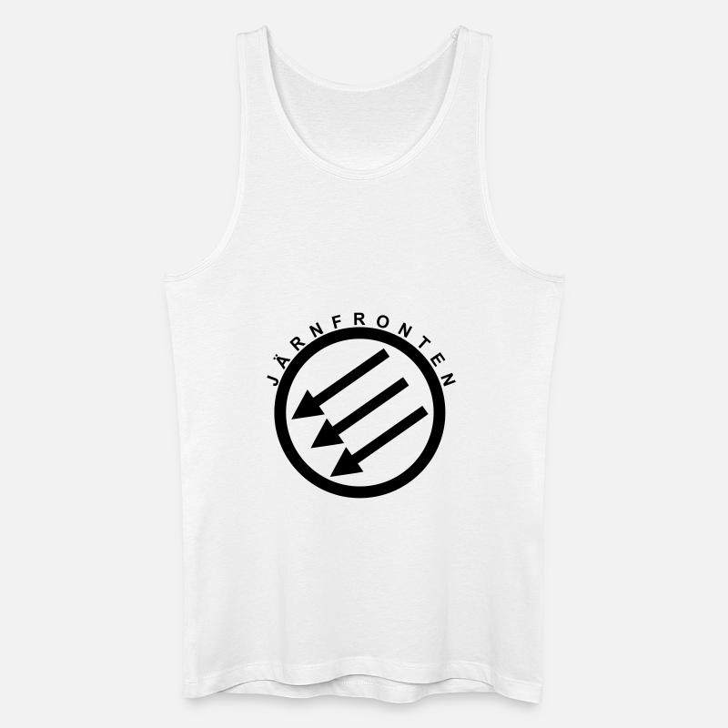 Järnfronten / Eiserne Front / Iron Front - Men’s Organic Tank Top - white