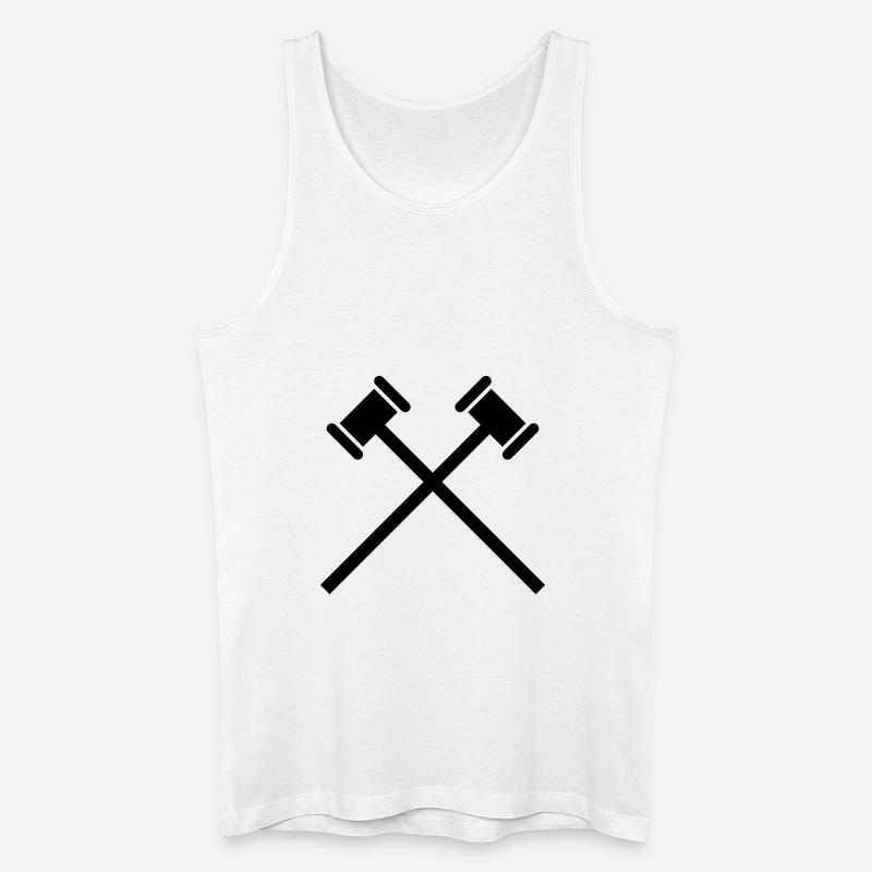 croquet - Männer Bio Tank Top - Weiß