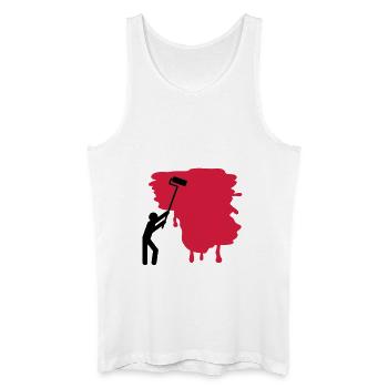 painter_aq2 - Männer Bio Tank Top - Weiß - Vorne
