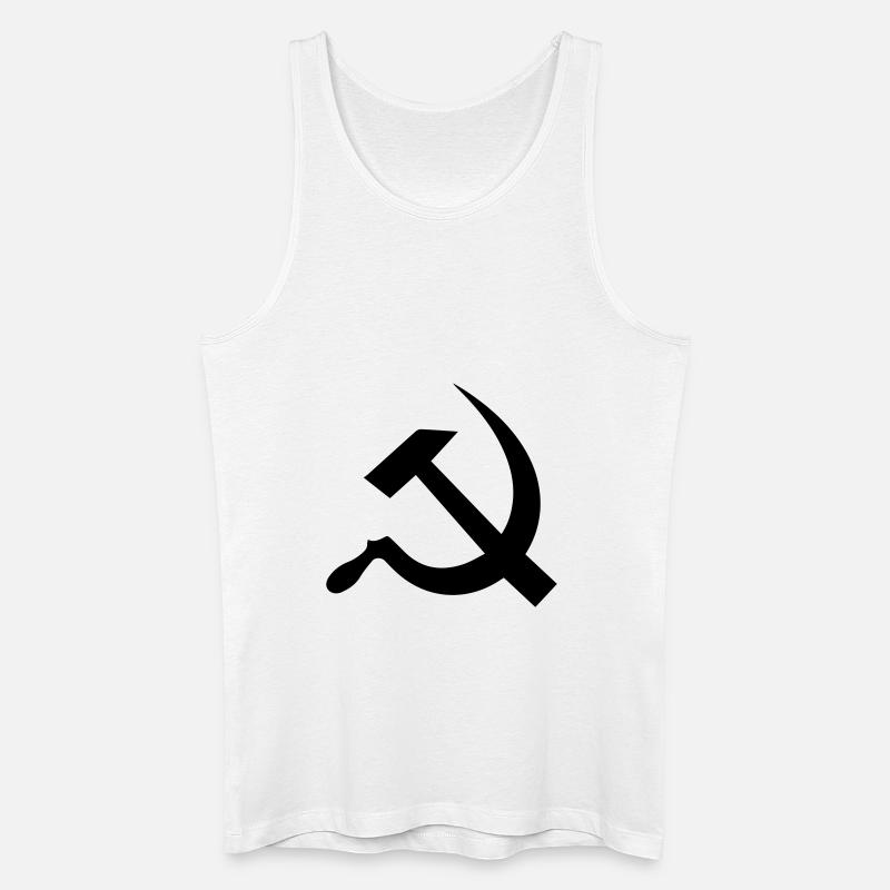 hammer_and_sickle - Männer Bio Tank Top - Weiß