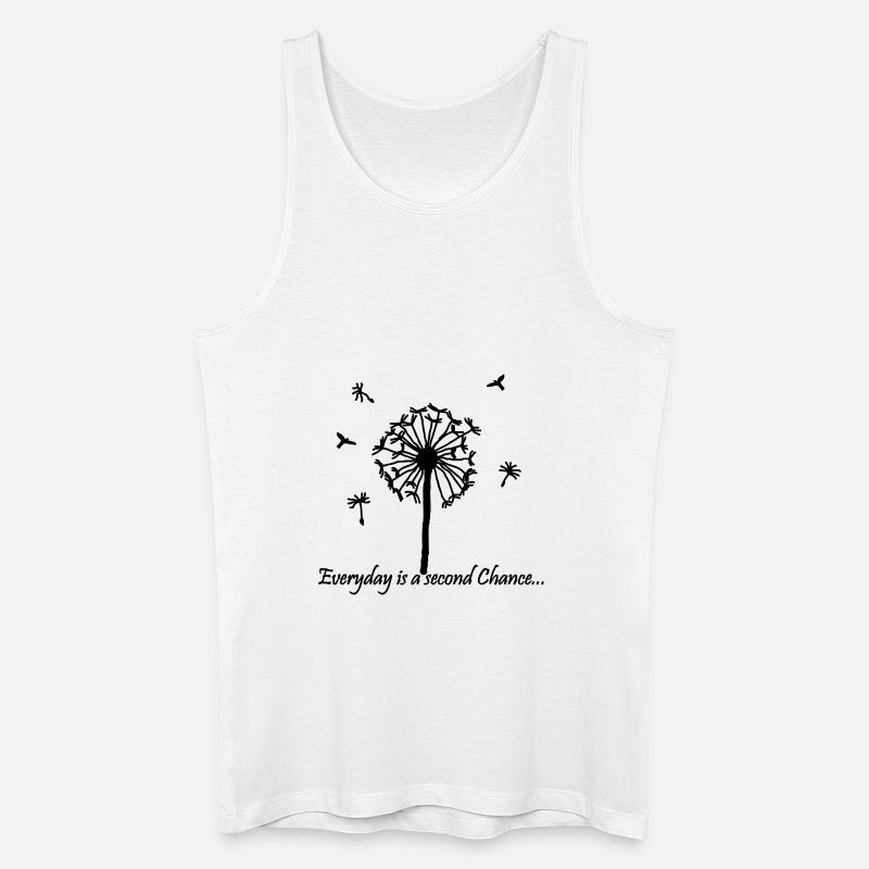 Pusteblume - Männer Bio Tank Top - Weiß