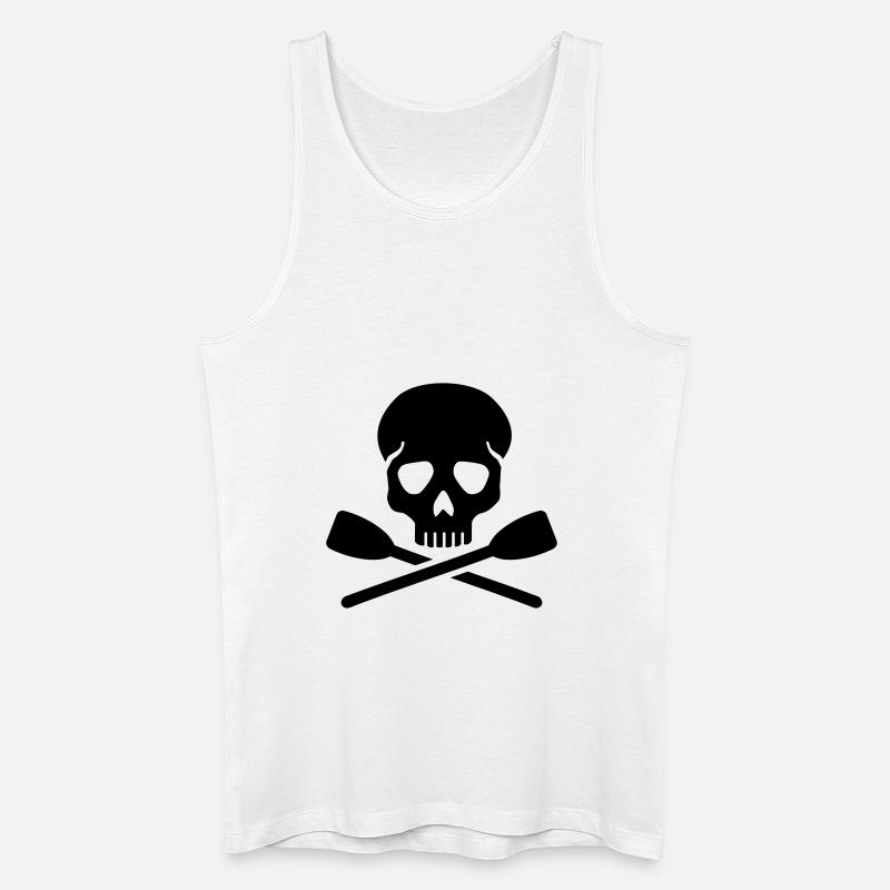 Rudern - Männer Bio Tank Top - Weiß