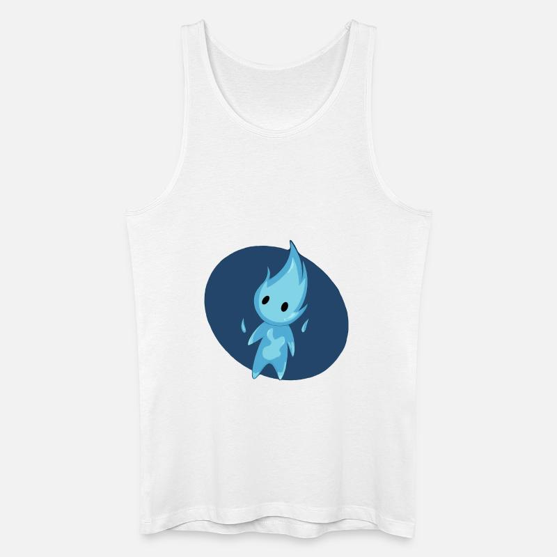 Will O The Wisp cutie - Canotta ecologica da uomo - bianco
