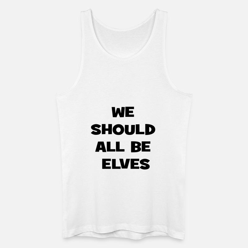 Elf - Männer Bio Tank Top - Weiß