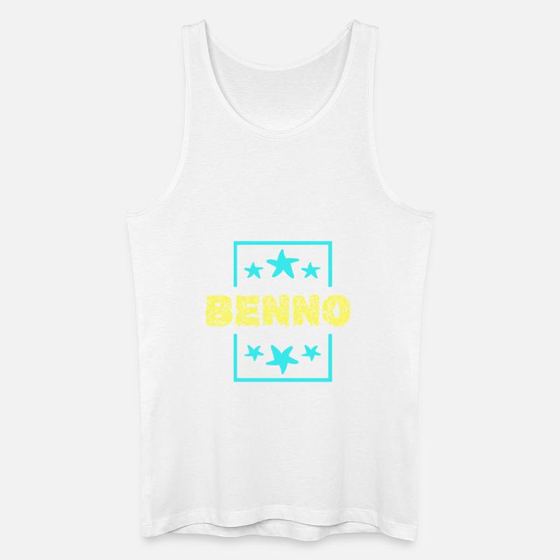 Benno als Benno - Männer Bio Tank Top - Weiß