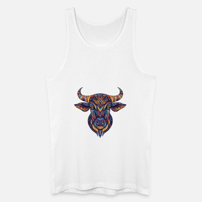 Bulle Bunt - Männer Bio Tank Top - Weiß