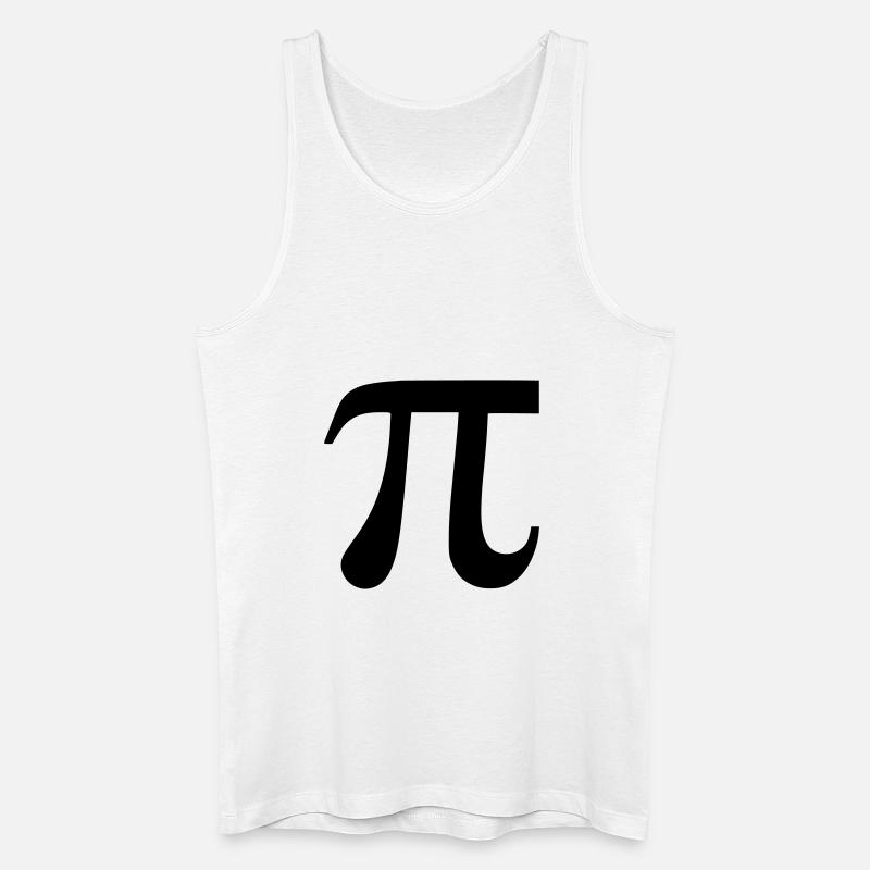 Pi - Kreiszahl - Männer Bio Tank Top - Weiß