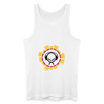 equalizer - Männer Bio Tank Top - Weiß - Vorne