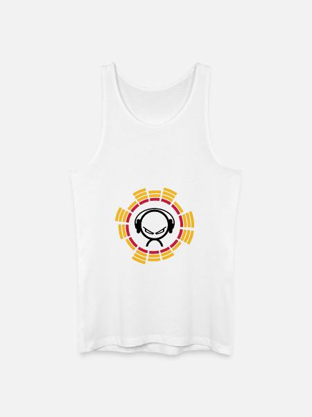 DJ - Men’s Organic Tank Top - white
