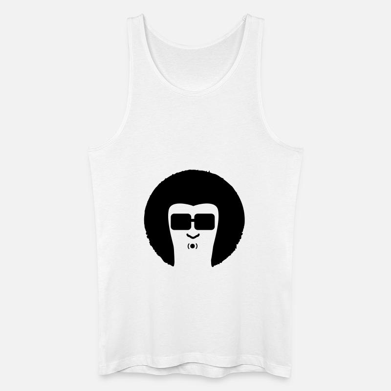 man3_f1 - Männer Bio Tank Top - Weiß