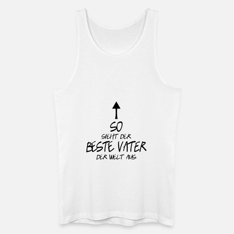 papa - Männer Bio Tank Top - Weiß