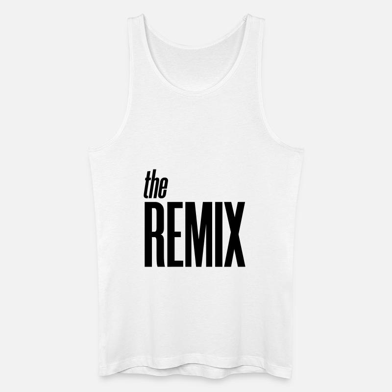 The Remix - Farbwechsel - Männer Bio Tank Top - Weiß