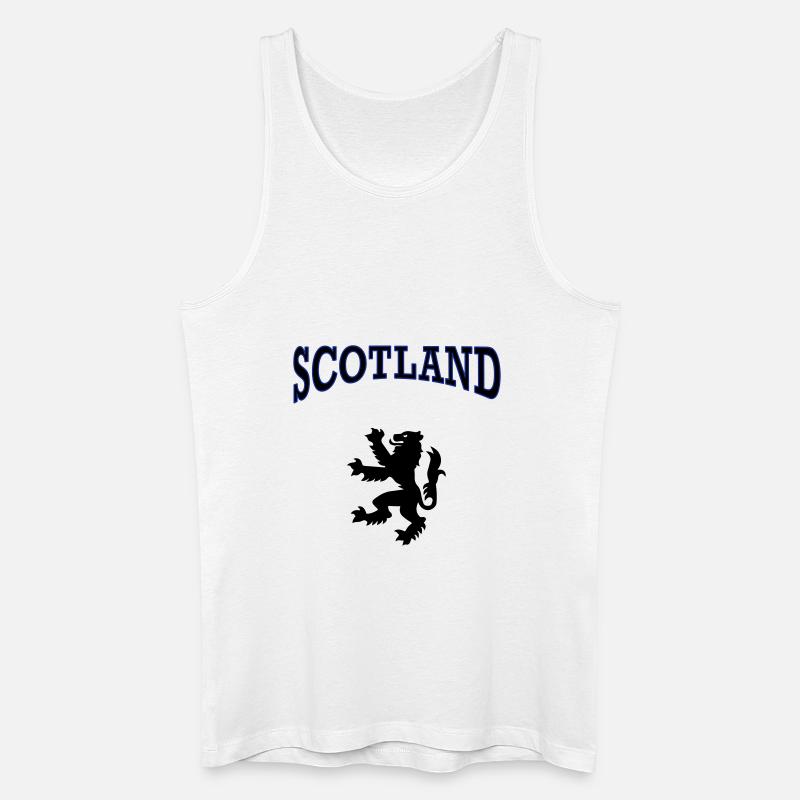 Scotland - Männer Bio Tank Top - Weiß