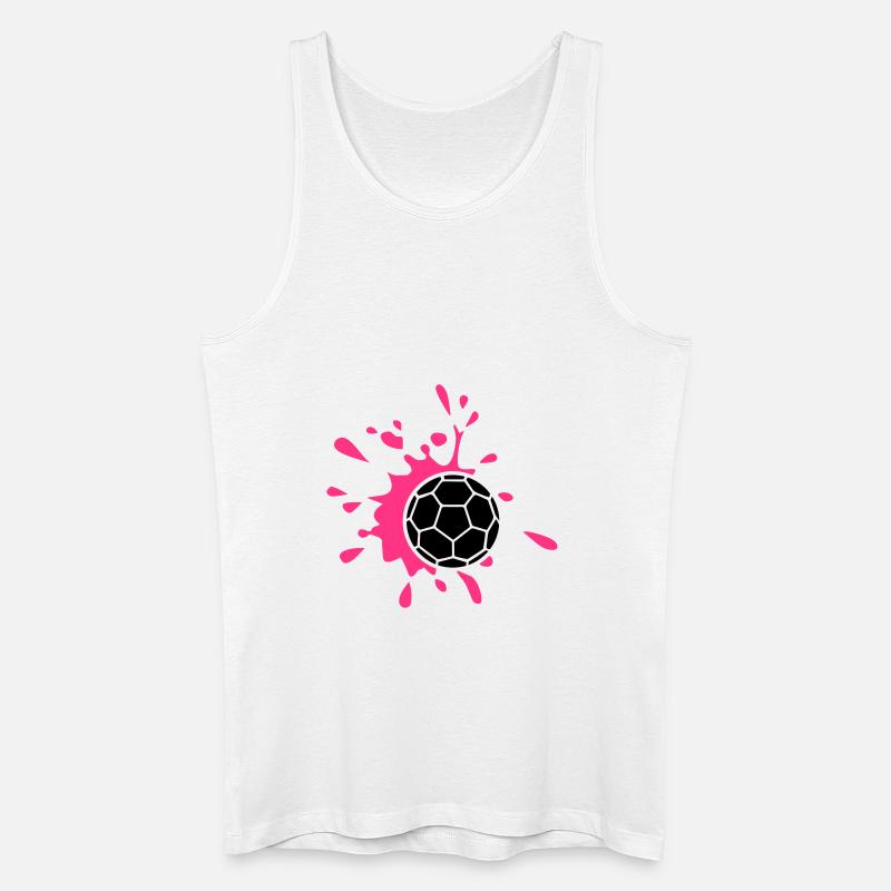 Handball - Männer Bio Tank Top - Weiß