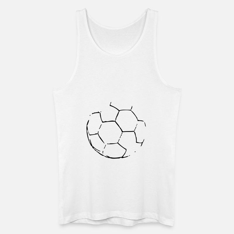 handball - Männer Bio Tank Top - Weiß
