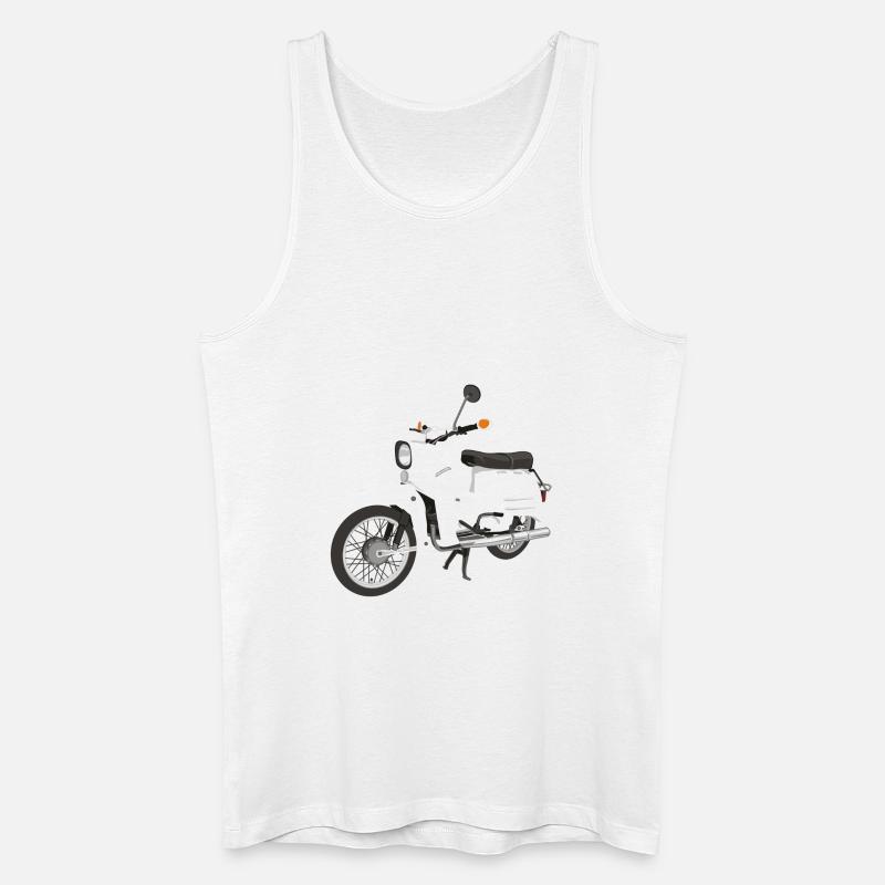 Simson Schwalbe - Männer Bio Tank Top - Weiß
