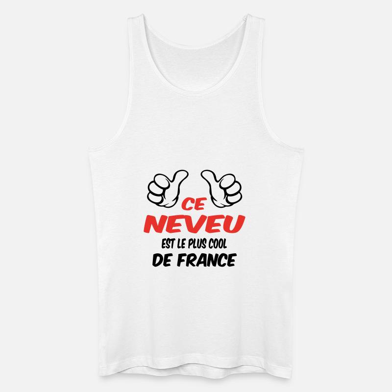 BESTER NEFFE - Männer Bio Tank Top - Weiß