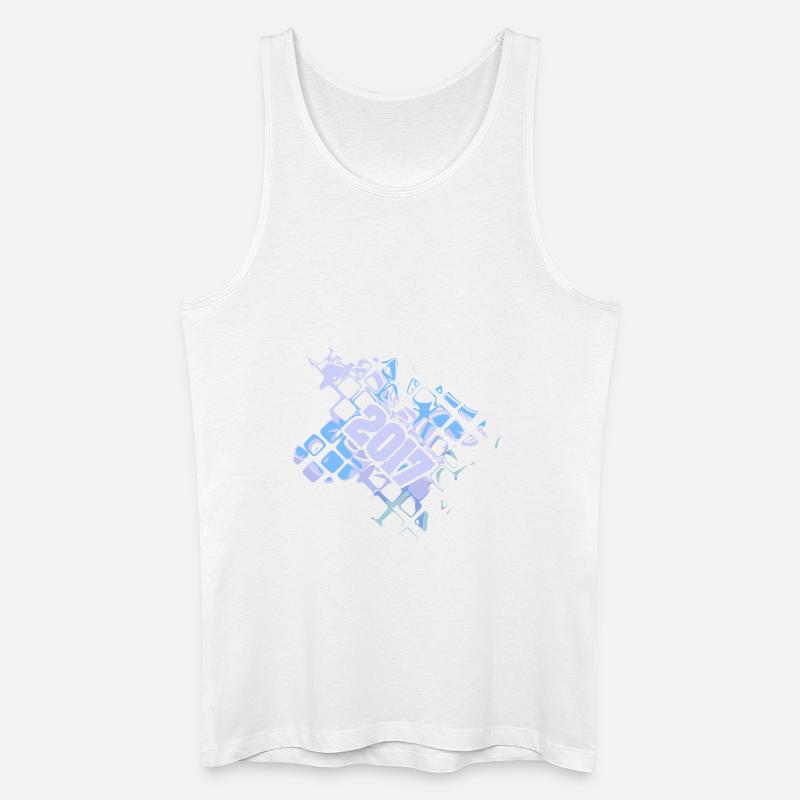 2017 - Männer Bio Tank Top - Weiß