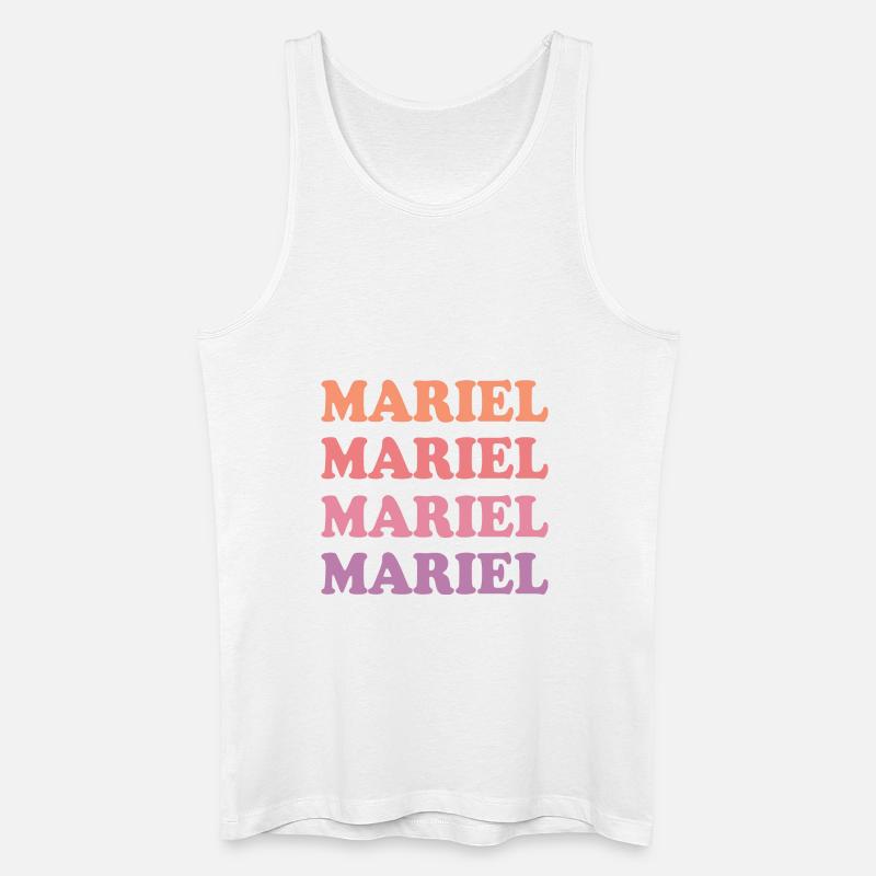Mariel als Name - Männer Bio Tank Top - Weiß