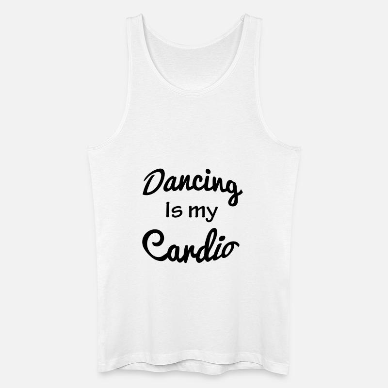 Dancing - Männer Bio Tank Top - Weiß