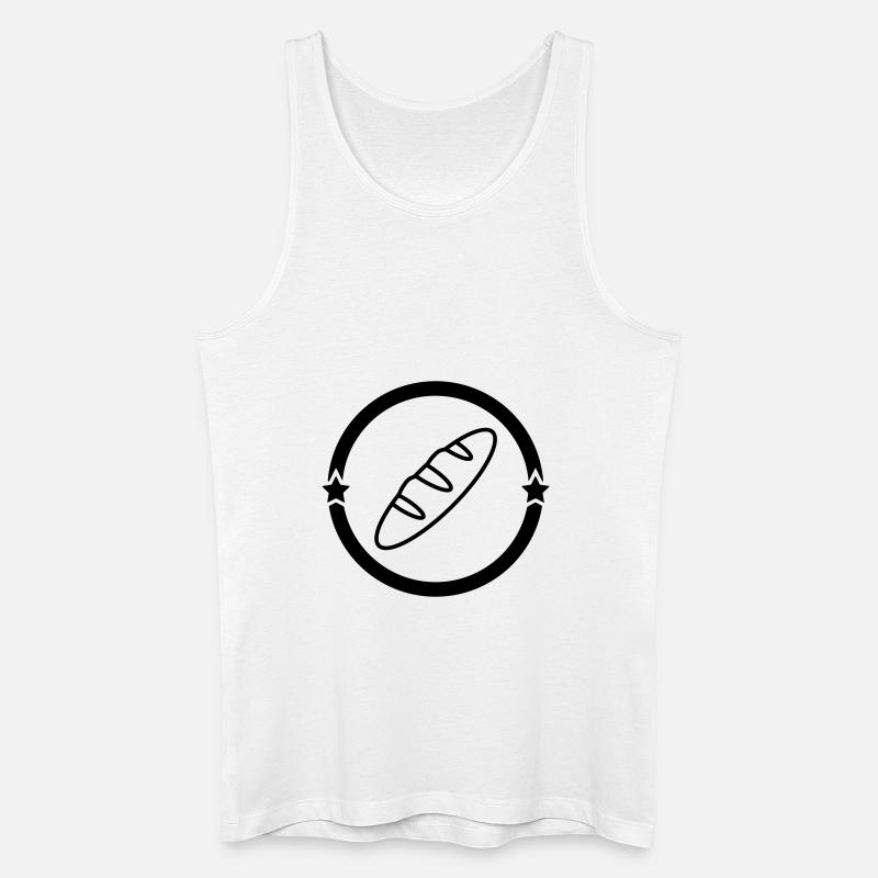 Bäcker / Bäckerei / Bäckerin / Brot - Männer Bio Tank Top - Weiß