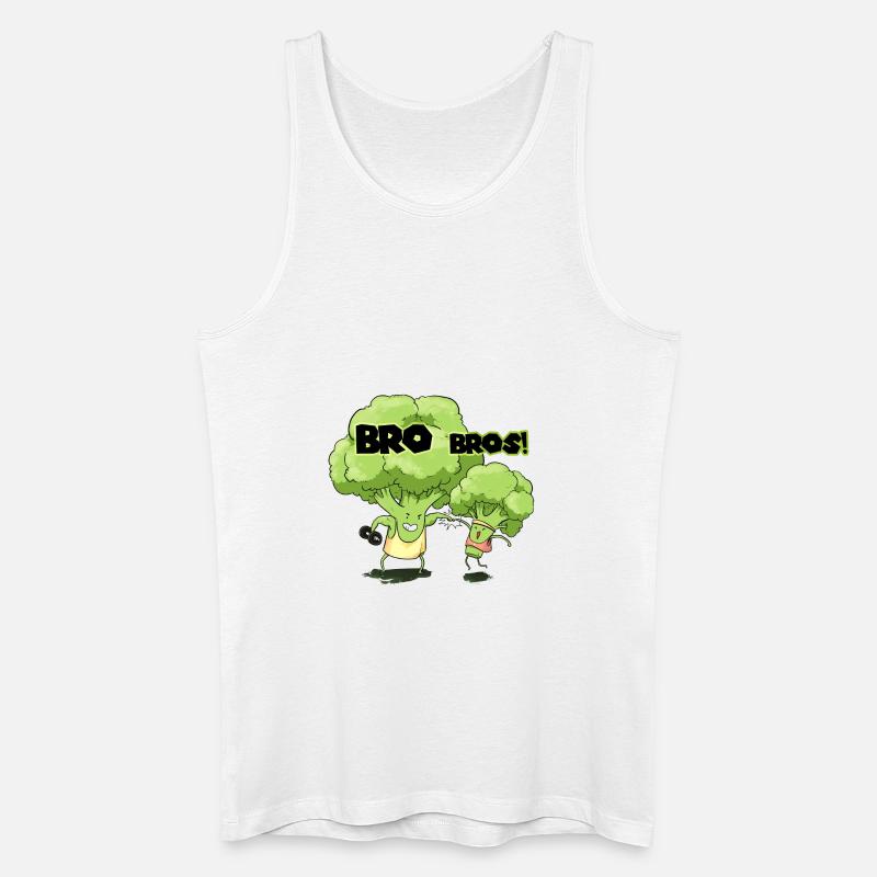 Bro Bros - Männer Bio Tank Top - Weiß