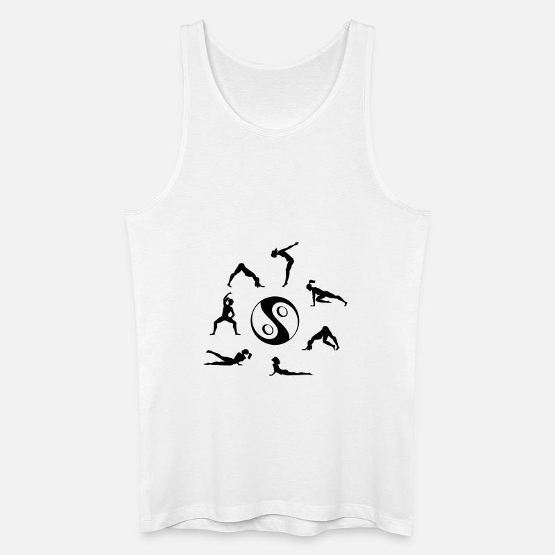 Deepwork - Männer Bio Tank Top - Weiß