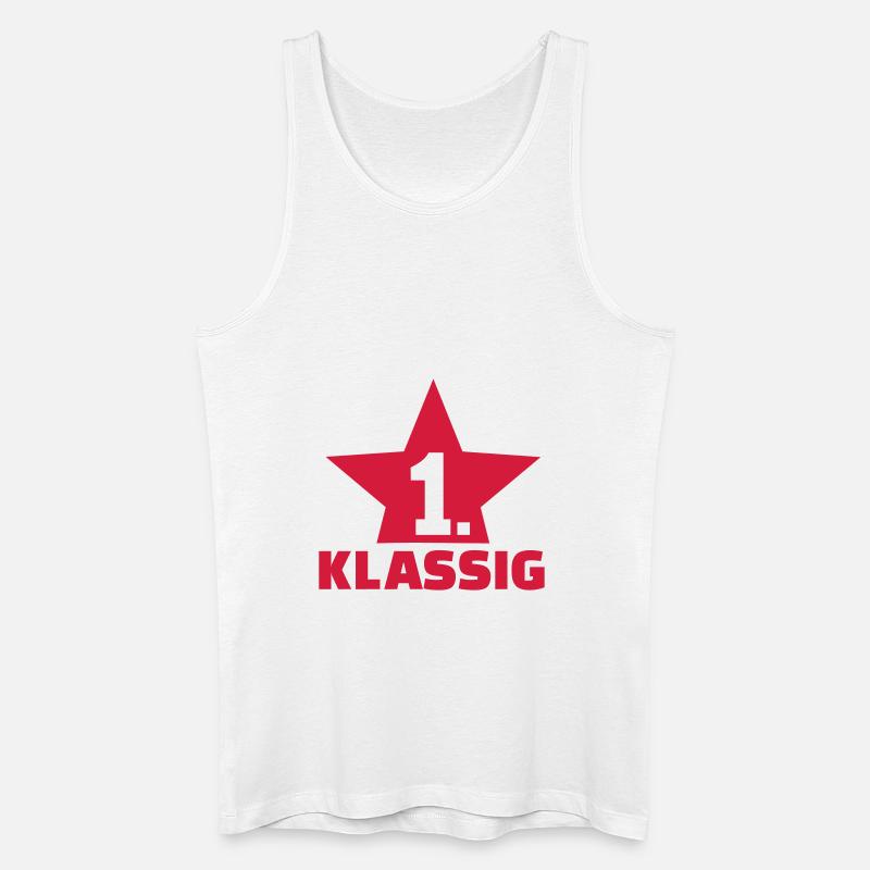 Einschulung - Männer Bio Tank Top - Weiß