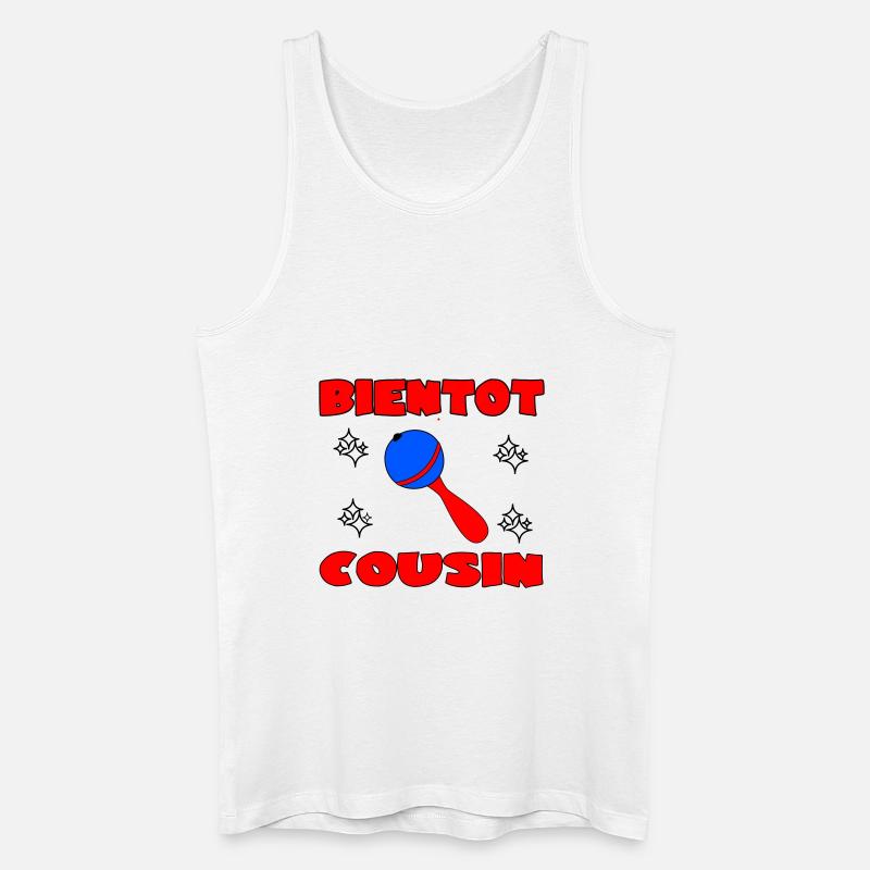 BALDIGER COUSIN - Männer Bio Tank Top - Weiß