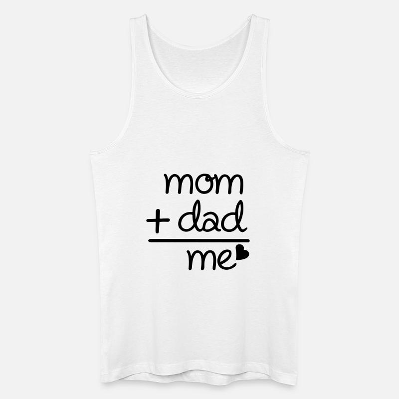 Mama Papa ich - Männer Bio Tank Top - Weiß