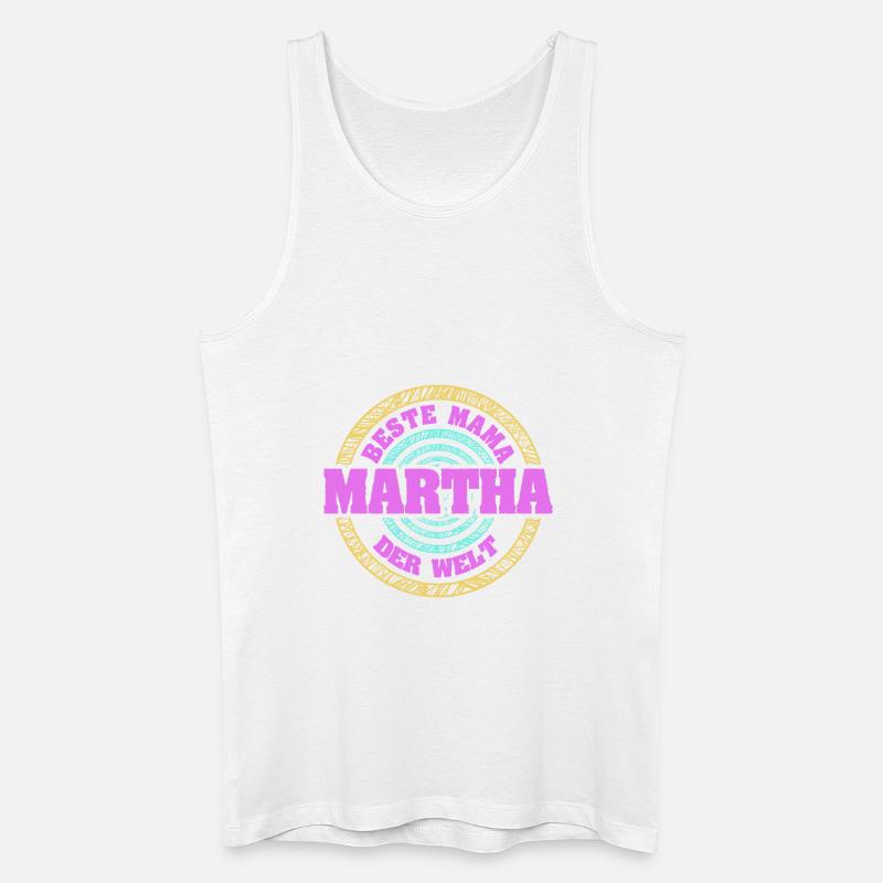 Mutter Martha - Männer Bio Tank Top - Weiß