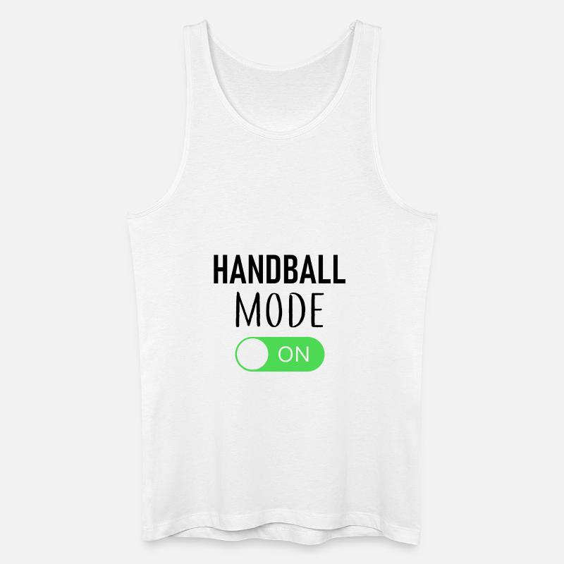 aaa Handball Mode On - Männer Bio Tank Top - Weiß
