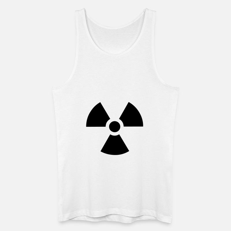 Atom - radioaktiv - Männer Bio Tank Top - Weiß