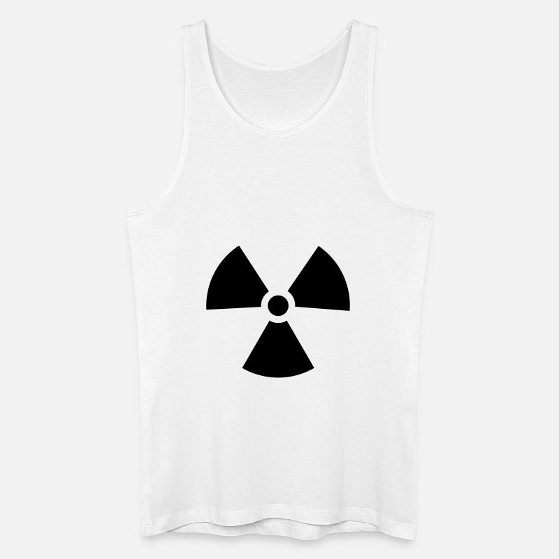 atomzeichen - Männer Bio Tank Top - Weiß