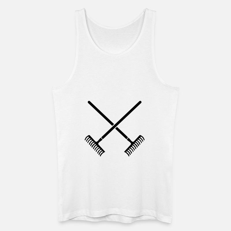 Harke - Männer Bio Tank Top - Weiß