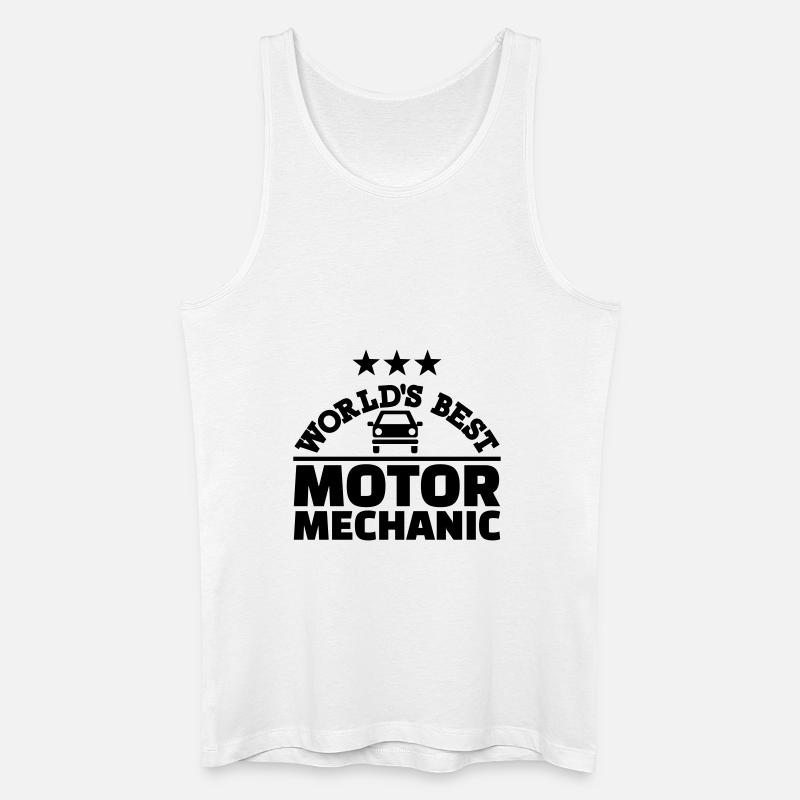 Mechatroniker - Männer Bio Tank Top - Weiß