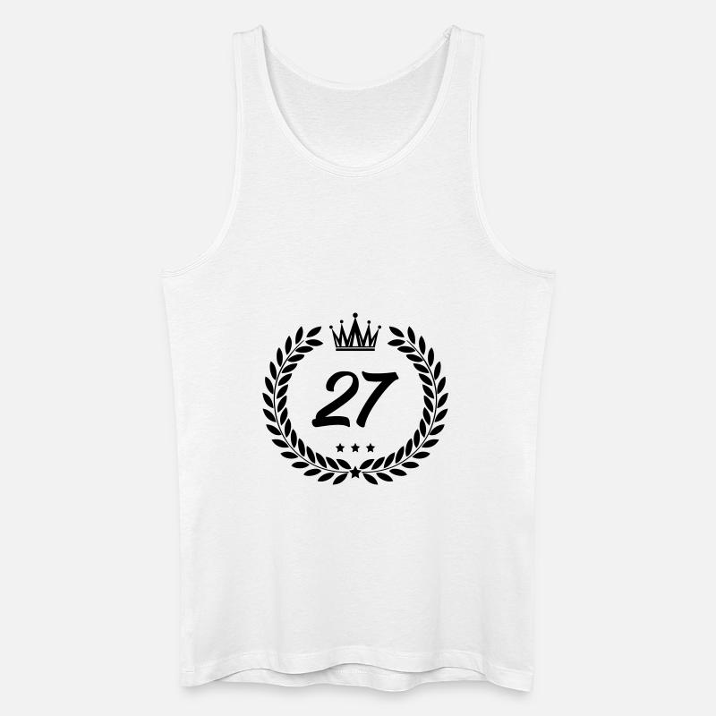wappen 27 - Männer Bio Tank Top - Weiß