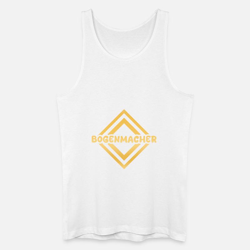 Bogenmacher - Männer Bio Tank Top - Weiß