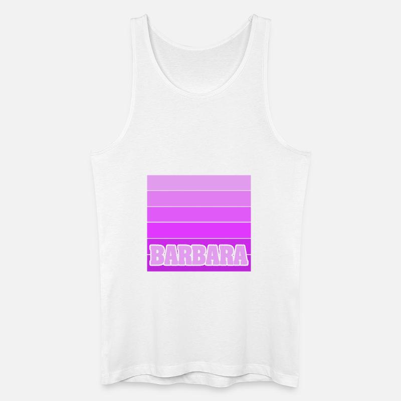 Mädchenname Barbara - Männer Bio Tank Top - Weiß
