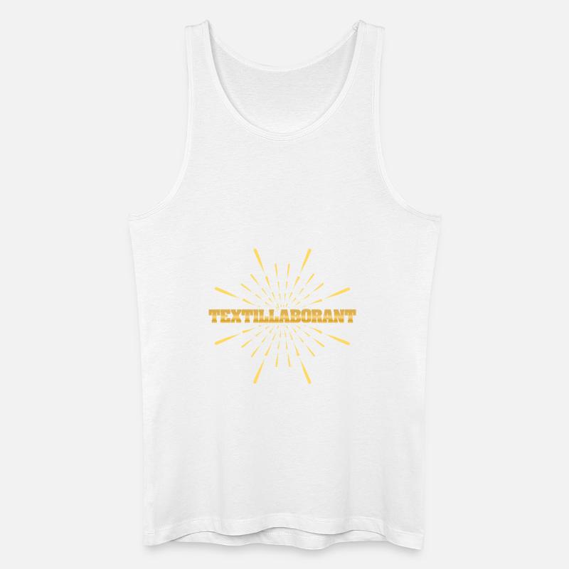 Textillaborant als Job - Männer Bio Tank Top - Weiß