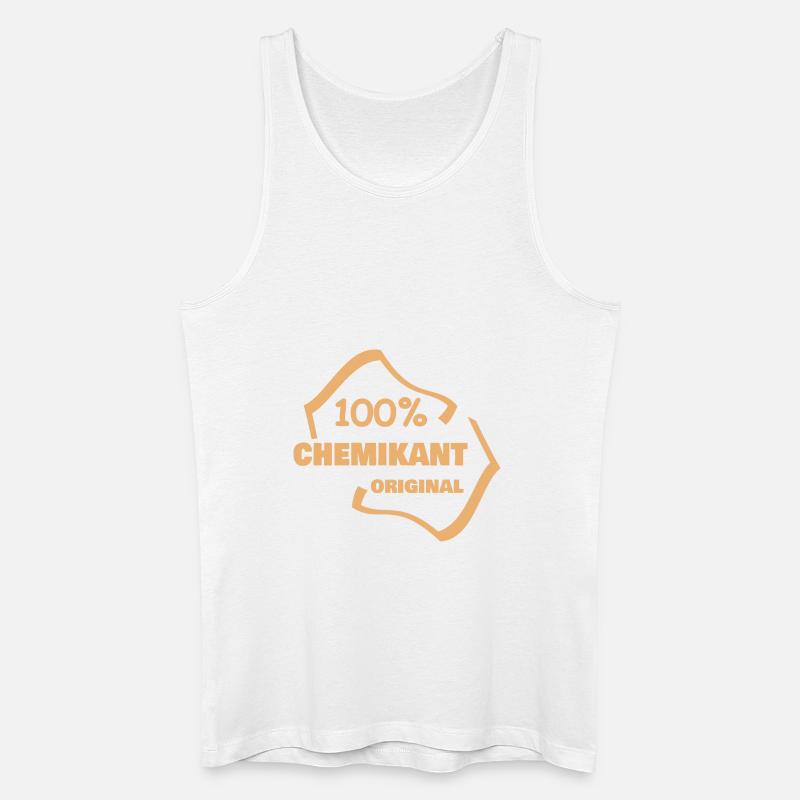 Beruf Chemikant - Männer Bio Tank Top - Weiß