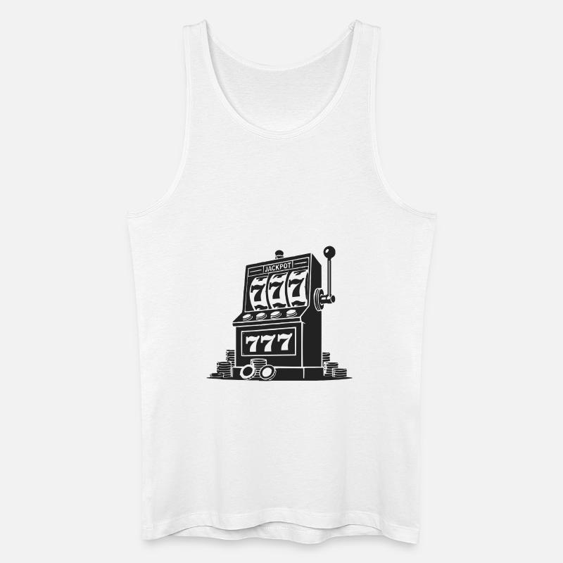 jackpot automat - Männer Bio Tank Top - Weiß