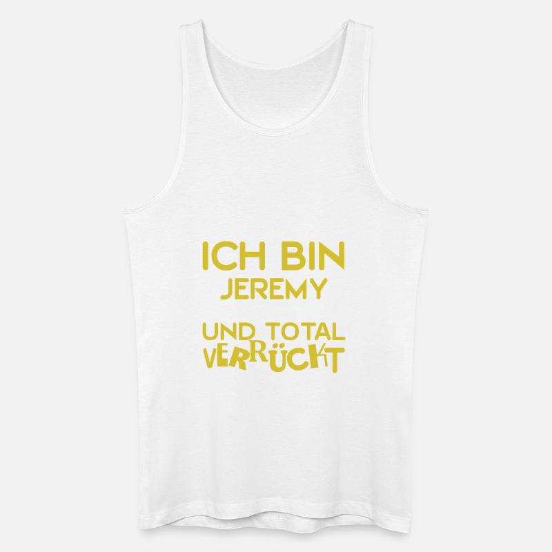 Jeremy - Männer Bio Tank Top - Weiß